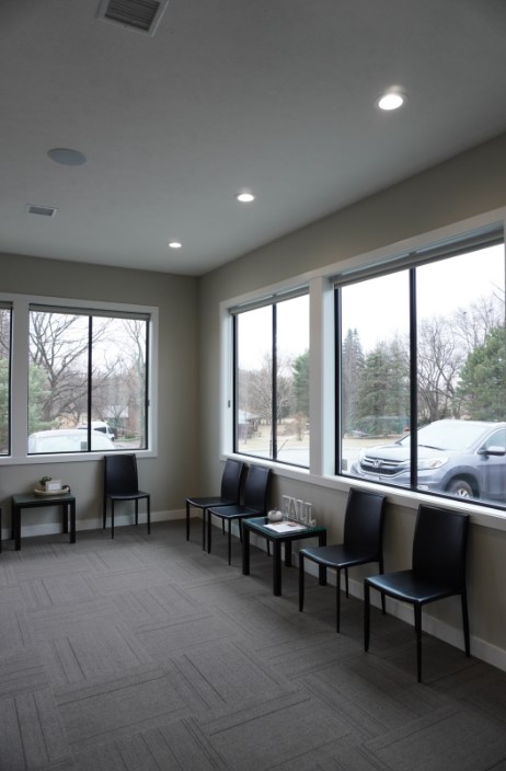 The waiting room at South Lincoln Family Dentistry, one of Nebraska Family Dentistry's South Lincoln, NE dental clinics.
